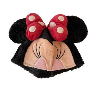 Disney Parks Minnie Mouse Hat Partial Face Kawaii Cosplay Soft Costume Adult NEW